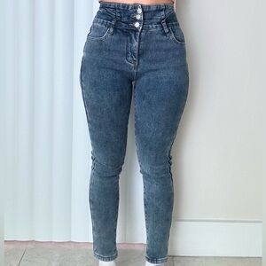 SOLD: Insulated High-Waisted Jeans